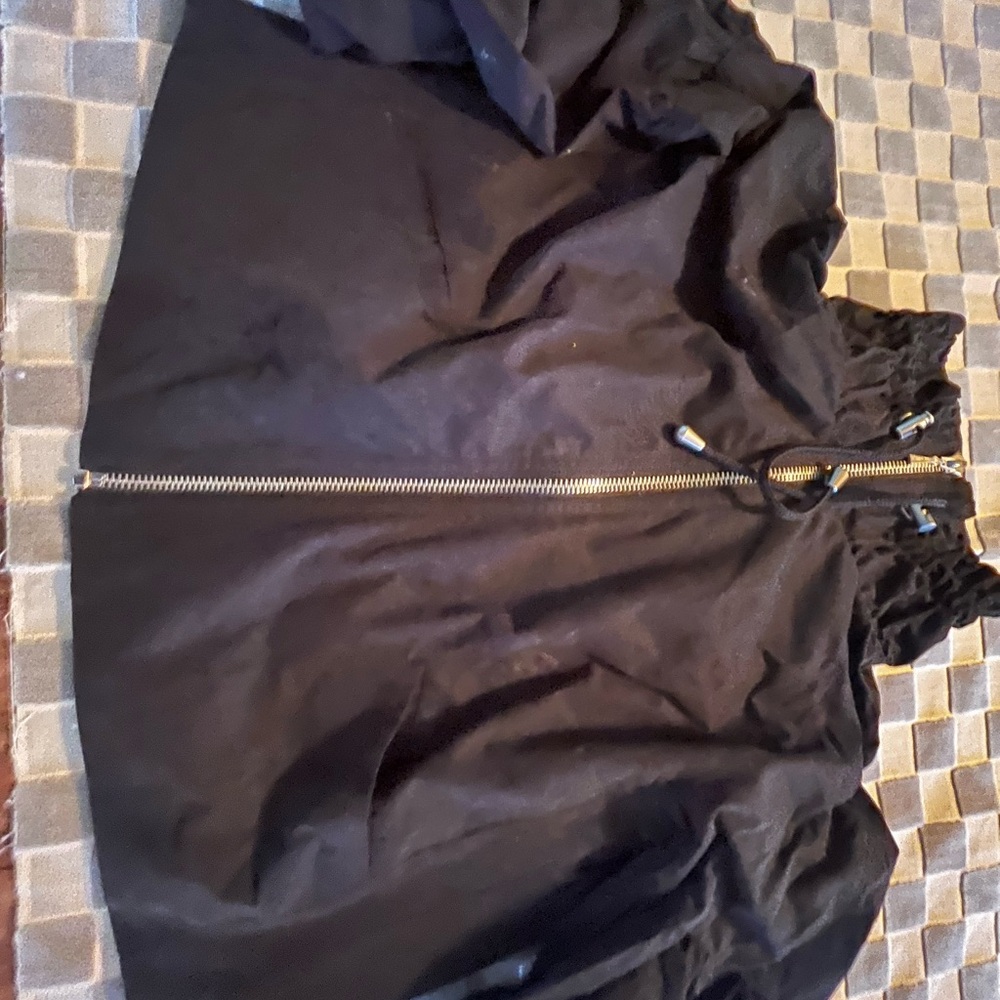 Black Zippered Skirt